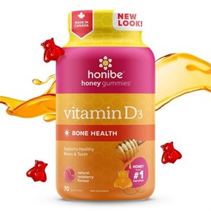 Honibe Vitamin D Gummies for Kids and Adults |...