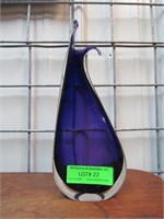 Art Glass Vase, Contemporary, Janet Zug “Jester” 1