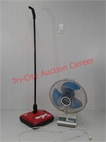 Dirt Devil sweeper and 14" fan variable speed,