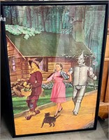 Original 1970s Wizard Of Oz Movie Print