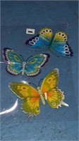 Three butterflies to hang on your window the