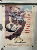 HERBIE GOES TO MONTE CARLO - 1977 MOVIE POSTER -