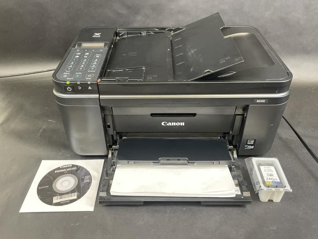 Canon Pixma MX492 Black All in One Printer