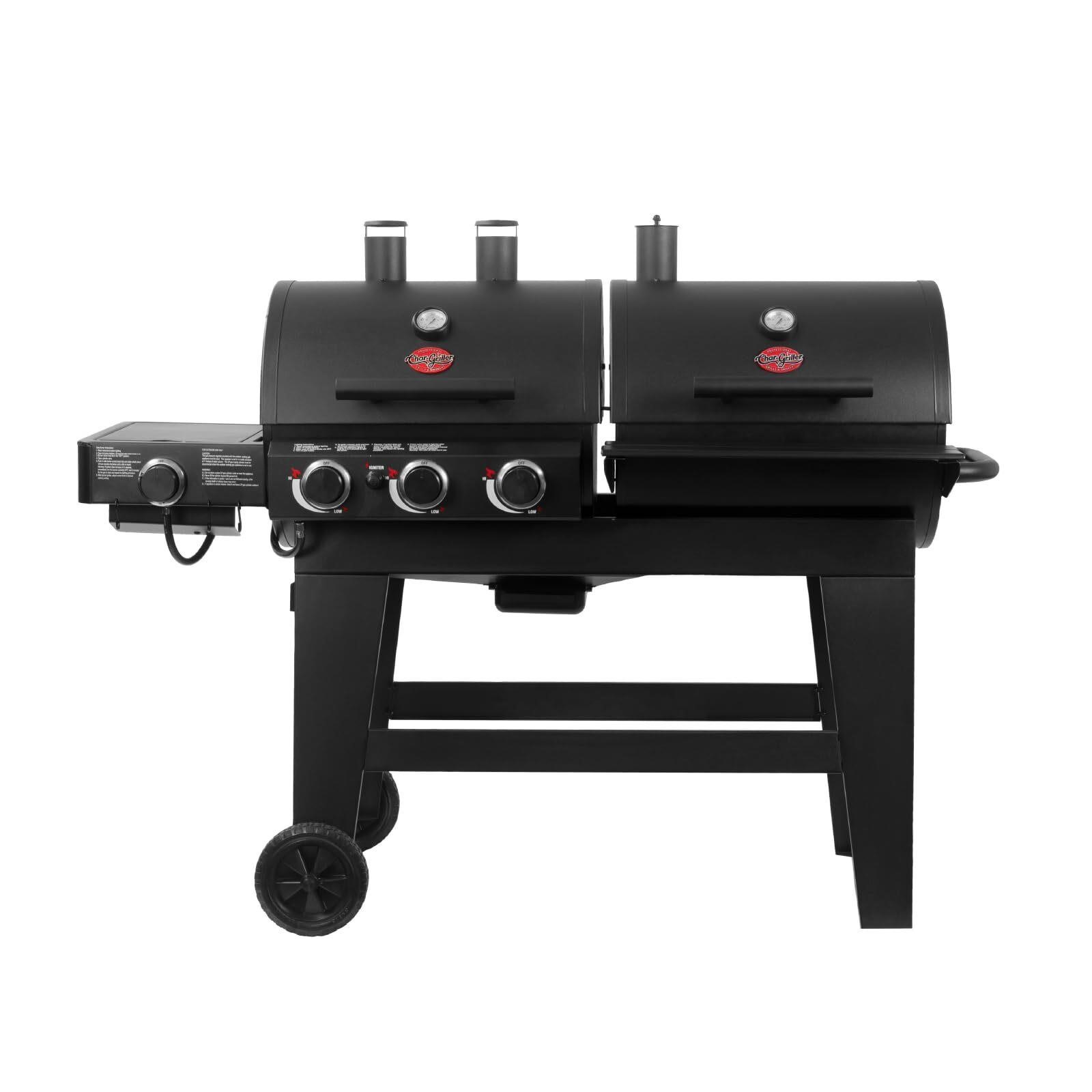 Char-Griller Triple Play 3Burner Gas,Charcoal Gril