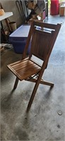 Wood Folding Chair