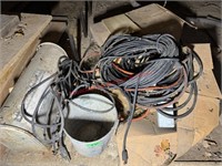 Electrical Cords, Bucket, Mailbox