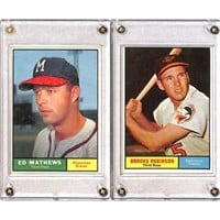 (2) 1962 Topps Baseball Stars/hof