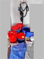 Water Hose and Buckets