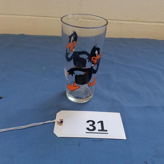 Daffy Duck Cartoon Glass