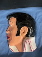 Ceramic 11” Elvis head