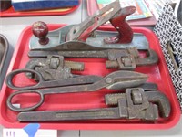 Stanley Victor Hand Plane, 3 Wrenches + Snips.