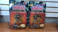 Lot of 2 Battle Squad Figures Buzz Saw and Sharky