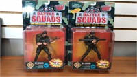 Lot of 2 Battle Squads Figures Mad Dog and Cowboy