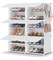 HOMIDEC Shoe Rack, 6 Tier Shoe Storage Cabinet