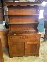 Two piece cabinet top is to display China bottom