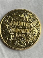 1996 World of Animation Coin