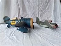 2 Vintage Model Airplane