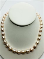 $400 S/Sil FW Pearl Necklace