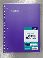 Wexford Poly Notebook Assorted - 1.0 Ea