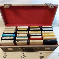 Case of 8Track Tapes