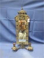 Vintage candle holder and mirror