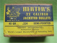 Herter's 22 Caliber Jacketed Bullets - 100 Count