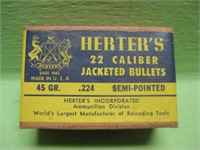 Herter's 22 Caliber Jacketed Bullets - 75 Count
