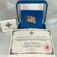 Camrose & Kross Commemorative Flag Pin with Box &