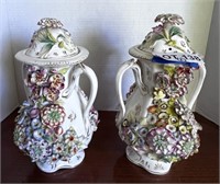 (2) Porcelain Vases "Coalbrookdale"