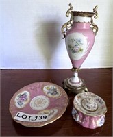 "Sevres" Pedestal Vase (No Lid) & More