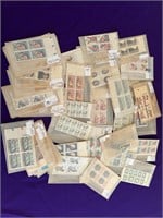 Assorted 1980’s Plate Block Stamps