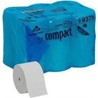 White Coreless High Capacity 2-Ply Toilet Paper,