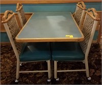Rectangle diner table with 4 chairs
