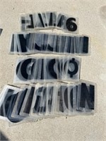 8 inch letters and numbers