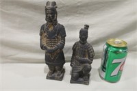 Statuettes soldats chinois