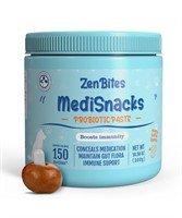 2 containers ZenBites MediSnacks Pill Pouch Paste