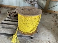 large spool of rope