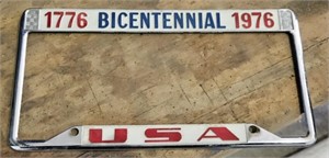 1776 license plate frame