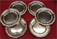 Scottish Silver 9.5" Plates w/Motto of Scotland
