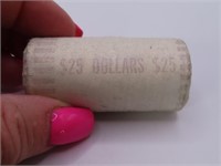 Roll (25) SUSAN B ANTHONY 1972d Dollar Coins