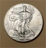 2011  .999 1OZ SILVER EAGLE $1 DOLLAR COIN