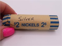 Complete Roll Silver 42~45 WarTime Nickels (40)