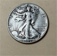 1945 SILVER WALKING LIBERTY 1/2 DOLLAR COIN