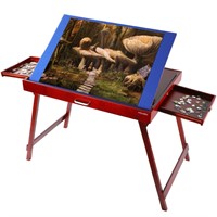 Wooden Puzzle Table, Portable Large Jigsaw Tables