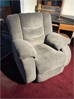 UPHOLSTERED ROCKING/RECLINING ARM CHAIR (38" X