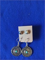 Turquoise Dangle Earrings & Stud Earrings