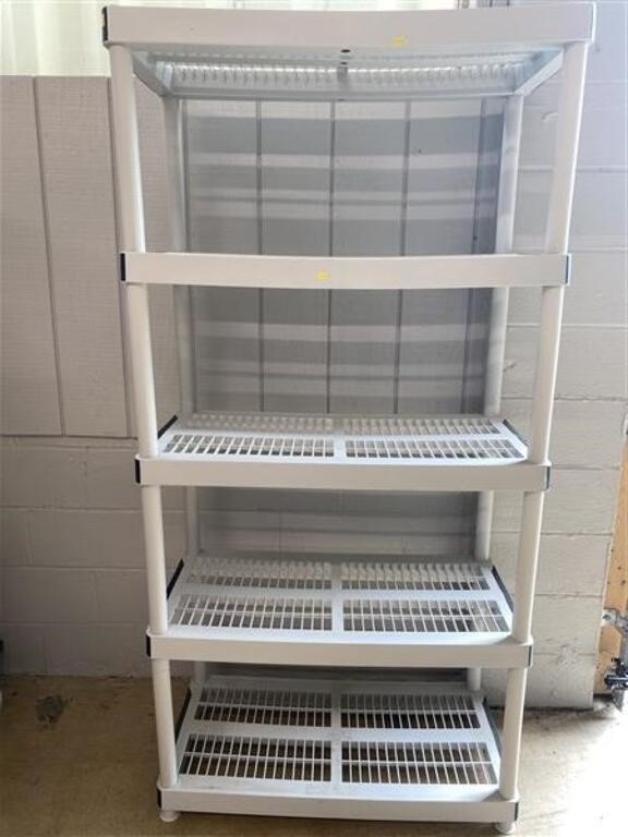 6 Ft. Plastic Storage Shelf