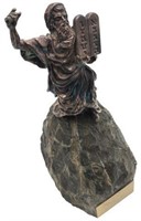 Yaacov Heller Sterling Silver Moses Sculpture.