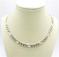 Sterling Figaro Chain
