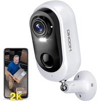 DIHOOM 2K Wireless Security Camera Outdoor, Rechar